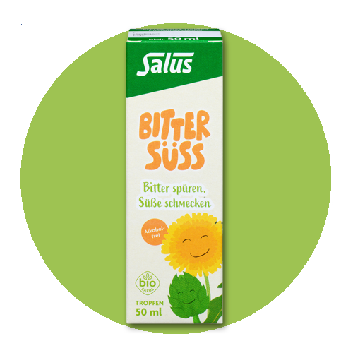 Werbebild Salus Bitter Süss Tropfen 50 ml