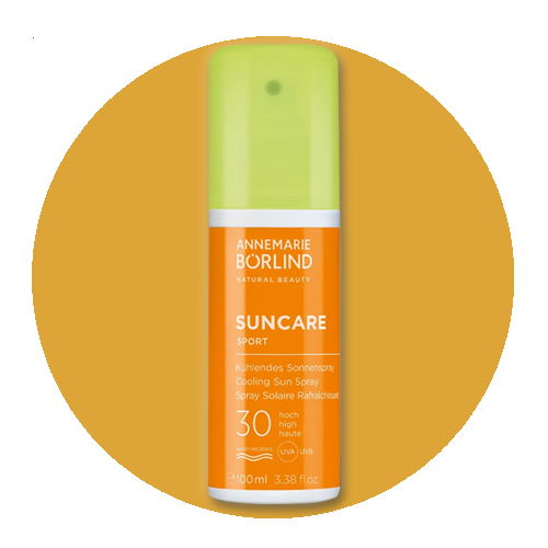 BÖRLIND SUN Kühlendes Sonnenspray LSF 30 Werbebild BÖRLIND SUN Kühlendes Sonnenspray LSF 30