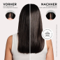 Preview: Vorher Nachher Bild der Anwendung des BÖRLIND HAIR CARE Balance Shampoo