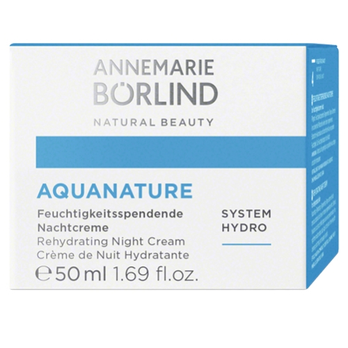 ANNEMARIE BÖRLIND AQUANATURE Feuchtigkeitsspendende Nachtcreme 50ml