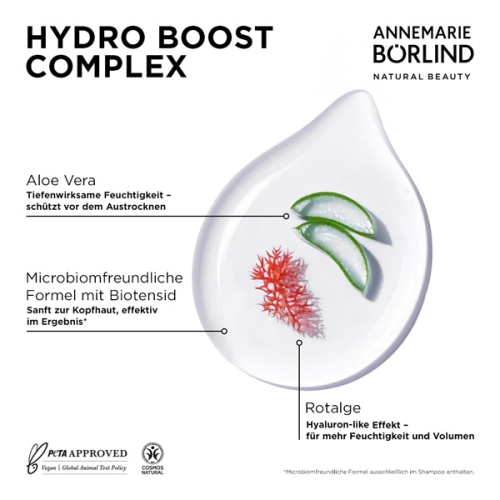 Wirkstoffe der BÖRLIND HAIR CARE Hydro Serie