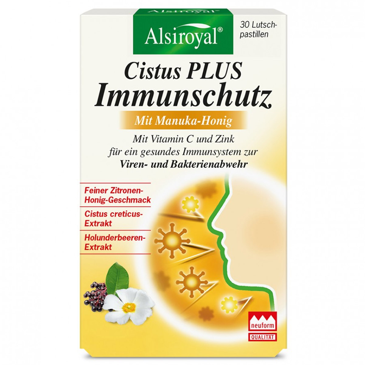 Alsiroyal Cistus PLUS Immunschutz mit Manuka-Honig 30 St
