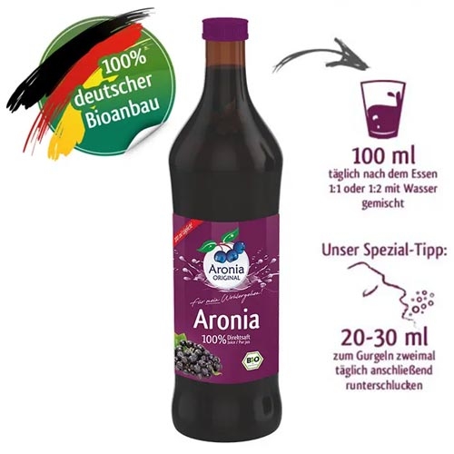 Aronia Original Bio Aronia 100% Direktsaft 0,7l