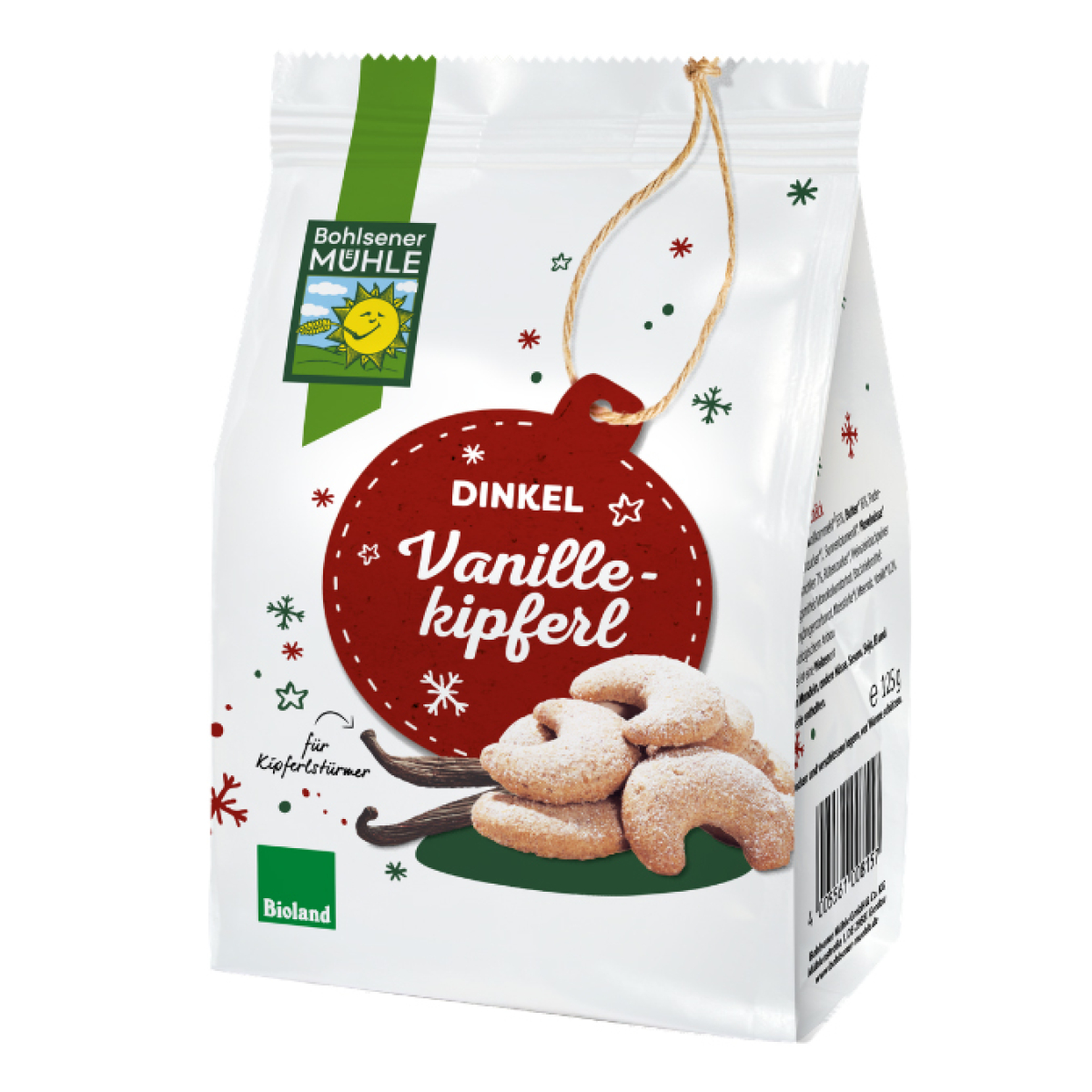 Produktbild: Bohlsener Mühle Dinkel Vanillekipferl 125 g
