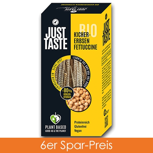 Just Taste Bio Kichererbsen Fettucchine 6x250g