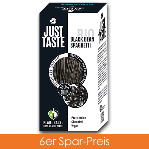 Just Taste Bio Black Bean Spaghetti 6x250g