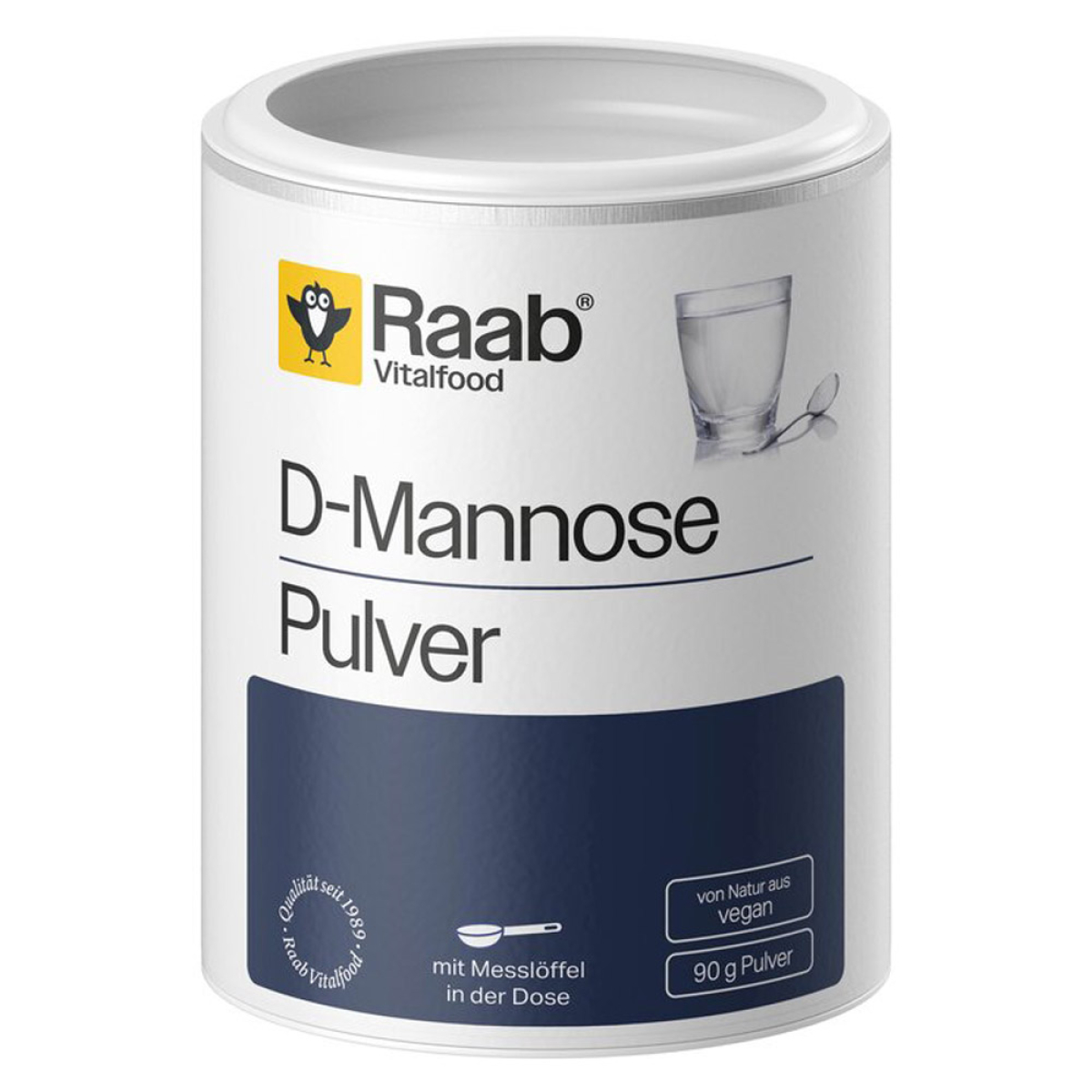 Raab Vitalfood D-Mannose Pulver 90 g – Produktverpackung
