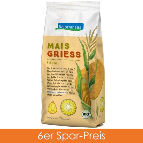 Reformhaus Maisgrieß Polenta bio 6x500g