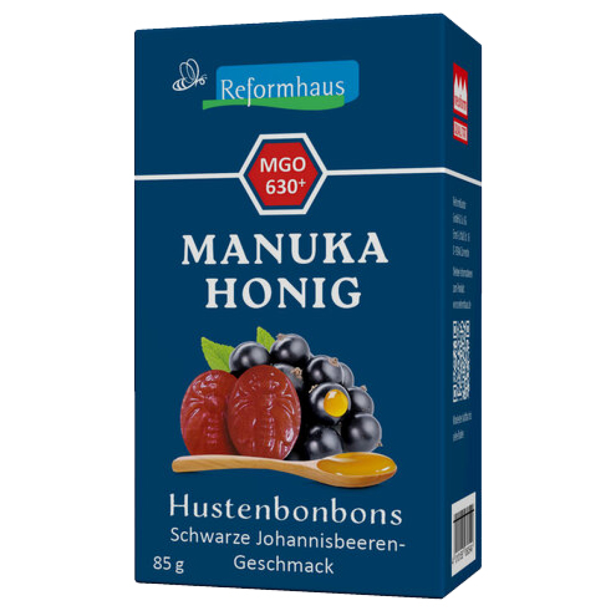 Manuka Bonbons 630+ Schwarze Johannisbeeren - Produktbild