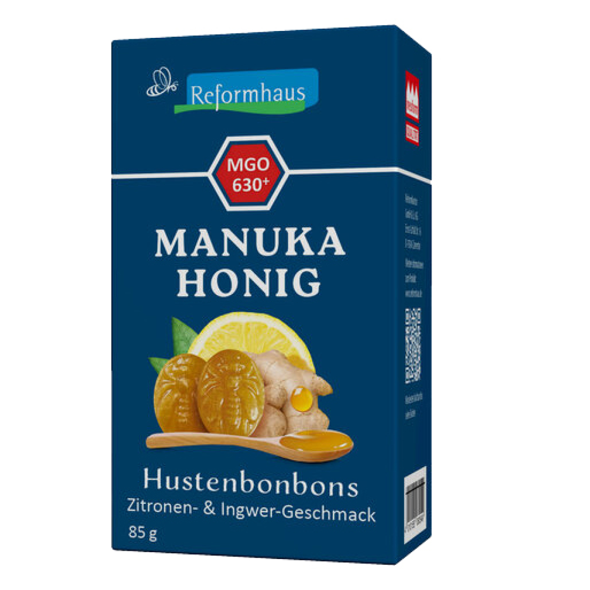 Manuka Bonbons 630+ Zitrone & Ingwer - Produktbild