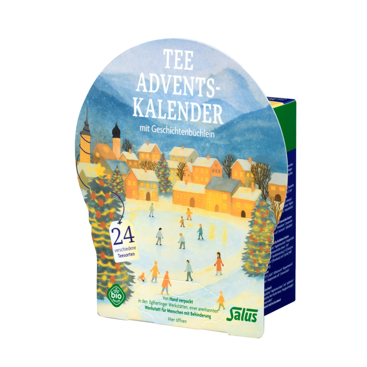 Preview: Produktbild Seitenansicht: Salus Tee Adventskalender 2026