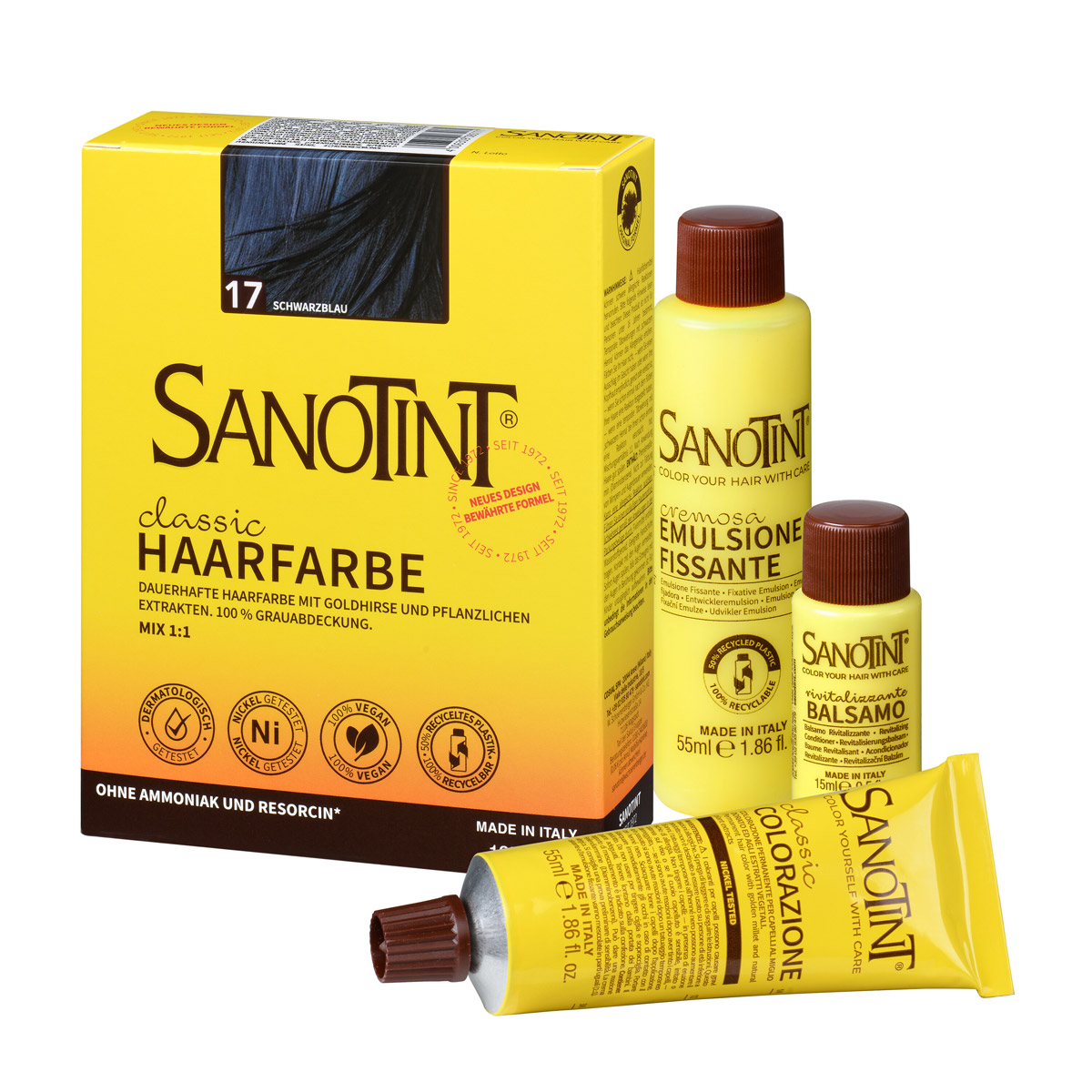 Preview: Sanotint Classic 17 Schwarzblau 125ml