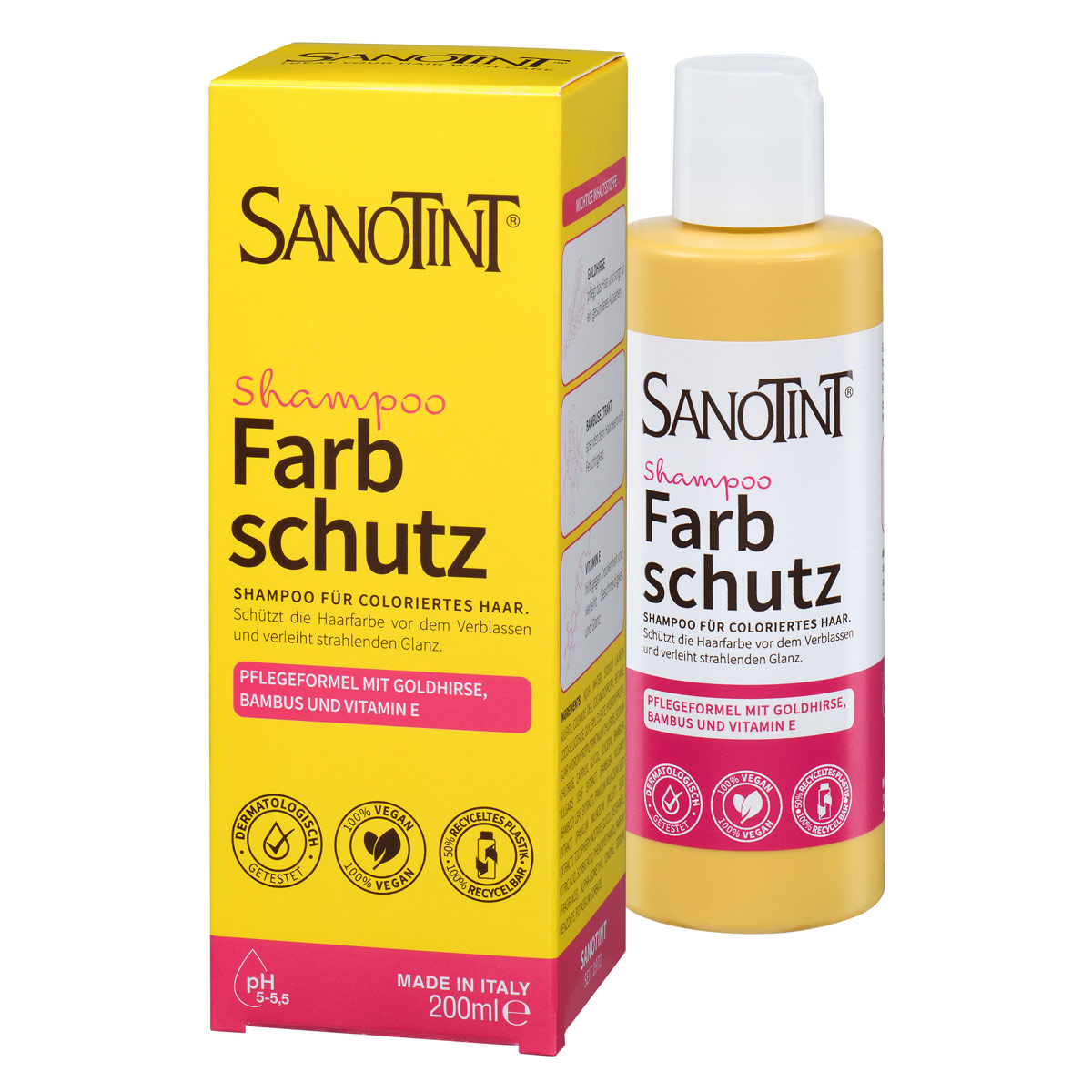 Preview: Sanotint Farbschutzshampoo Inhaltsbild