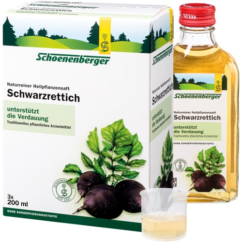 Schoenenberger Schwarzrettich Saft 3x200ml