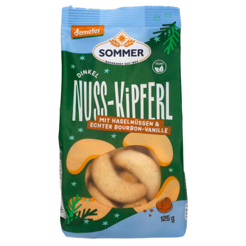Produktbild der Sommer Dinkel Nusskipferl 125 g