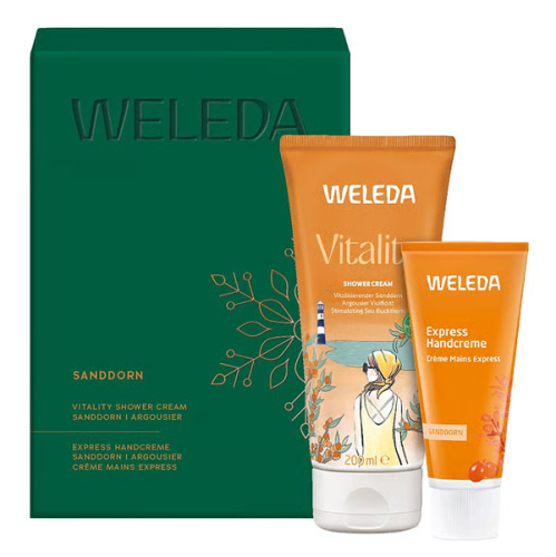 Preview: Produktbild des Weleda Vitality Geschenkset Sanddorn