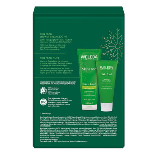 Preview: Produktbild Rückseite des Weleda Nourishing Geschenkset Skin Food