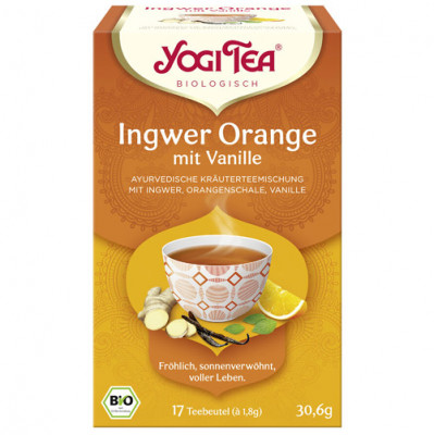 Yogi Tea Ingwer Orange mit Vanille