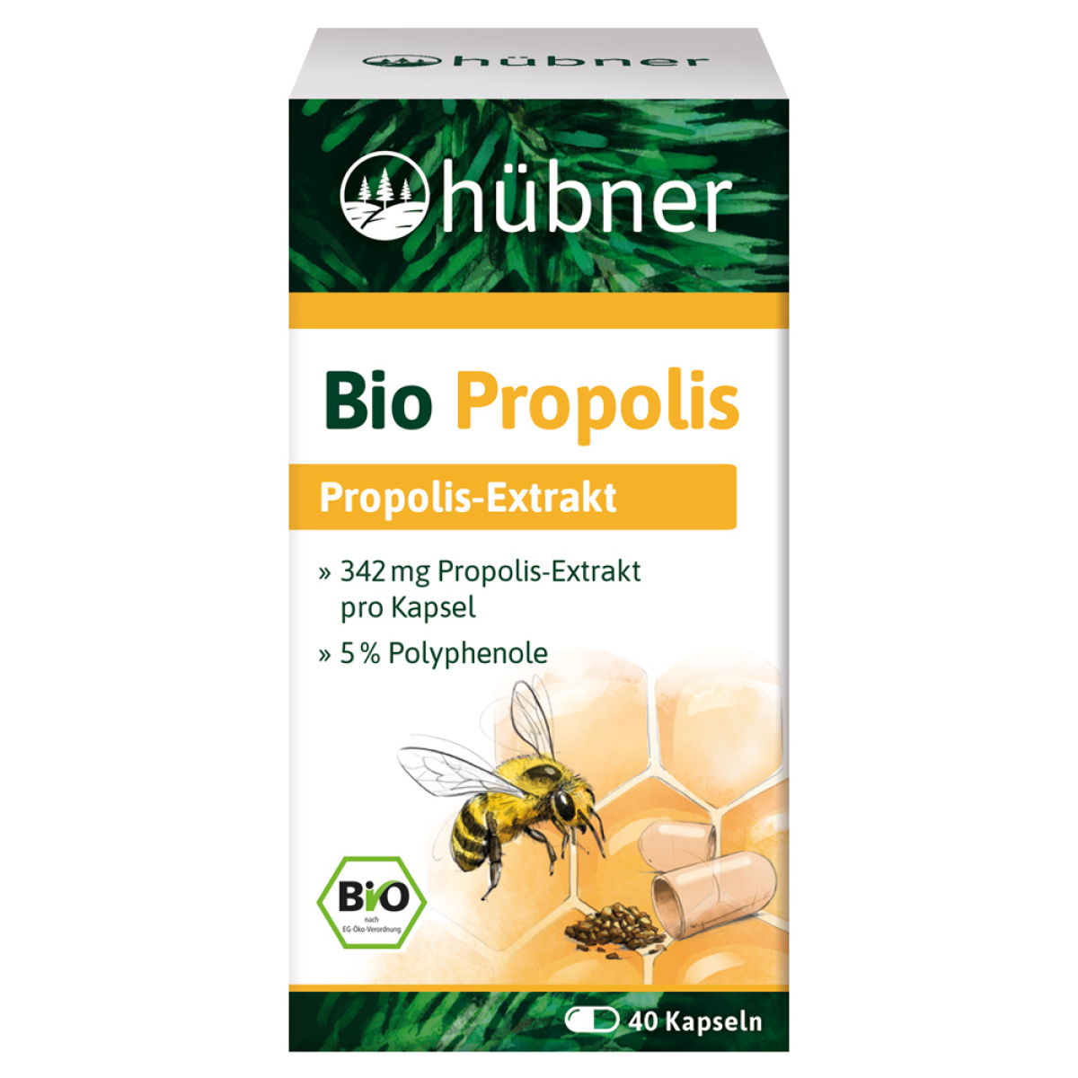 hübner Bio Propolis Kapseln 40 St.