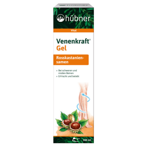 Produktverpackungsbild des hübner Venenkraft Gel