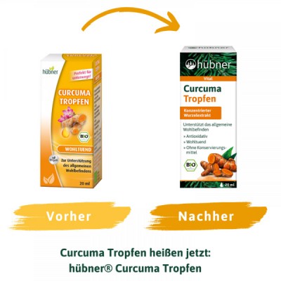 hübner Curcuma Tropfen bio 20 ml