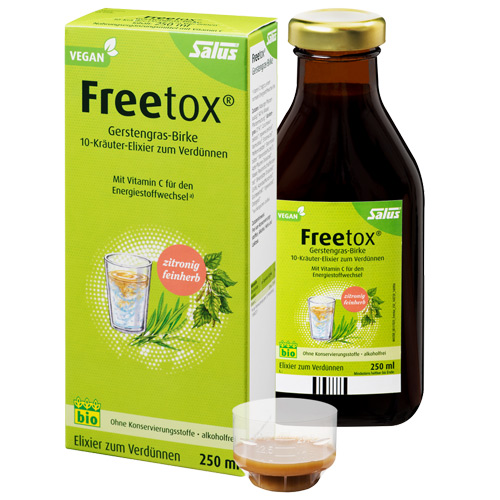Salus Freetox Gerstengras-Birke 10-Kräuter-Elixier 250ml - My Reformhaus