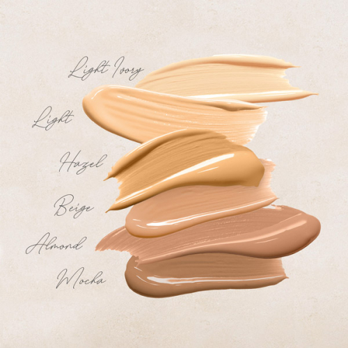 Darstellung des Farbvergleichs des BÖRLIND NATUWEAR FOUNDATION ALMOND