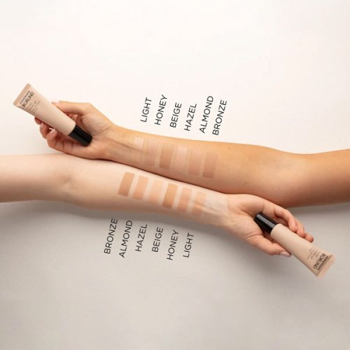 Darstellung des Farbvergleichs der BÖRLIND FLUID MAKE-UP