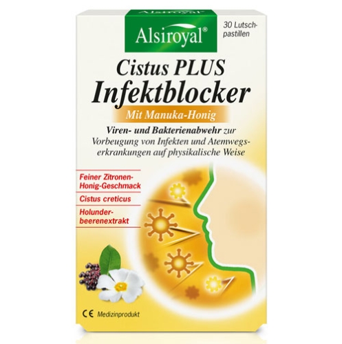 Alsiroyal Cistus PLUS Infektblocker mit Manuka-Honig 30 St