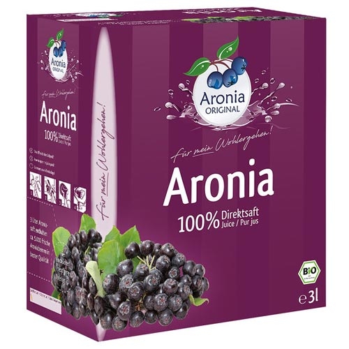 Aronia Original Bio Aronia 100% Direktsaft 3l