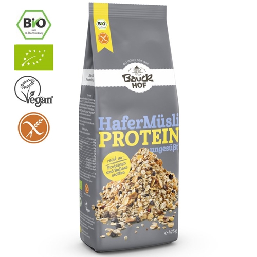 Bauckhof Hafer Müsli PROTEIN Sport 425g