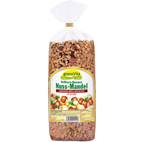 GranoVita Vollkorn-Knusper Nuss-Mandel 1000 g