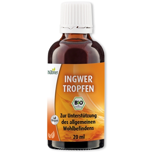 Hubner Ingwer Tropfen Bonbons My Reformhaus 