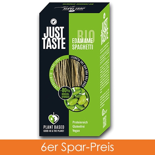 Just Taste Bio Edamame Spaghetti 6x250g