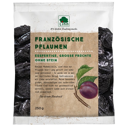 Lihn Französische Pflaumen entsteint 250g