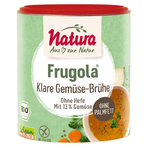 Natura Frugola Klare Gemüse-Brühe ohne Hefe 200g