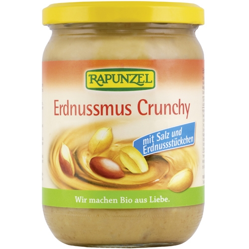 Rapunzel Erdnussmus Crunchy mit Salz 500g