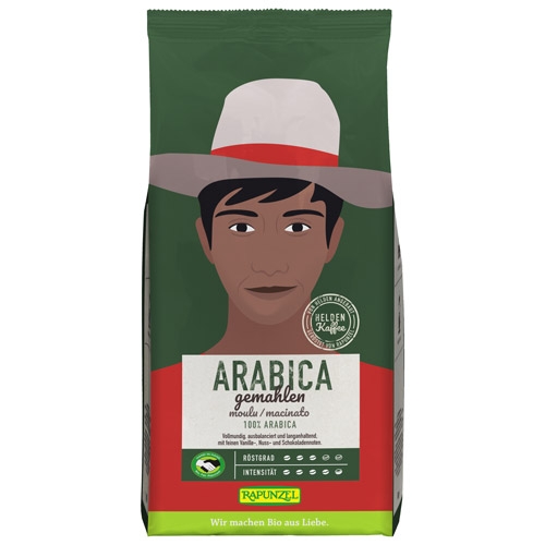 Rapunzel Heldenkaffee Arabica, gemahlen 500g