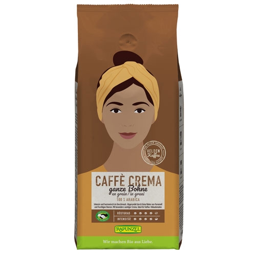 Rapunzel Heldenkaffee Crema, ganze Bohne 1kg