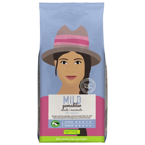 Rapunzel Heldenkaffee Mild, gemahlen 500g