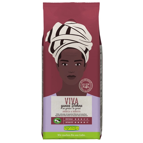 Rapunzel Heldenkaffee Viva, ganze Bohne 1kg