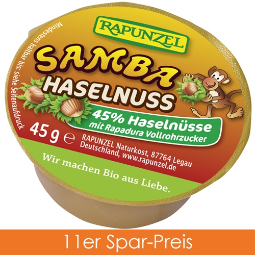 Rapunzel Samba Haselnuss 11x45g