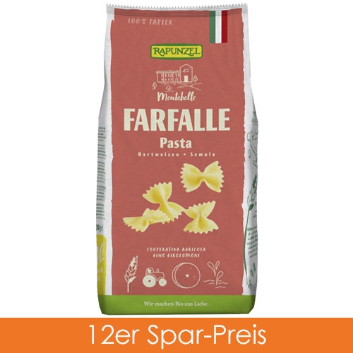 Rapunzel Semola Farfalle 12x500g