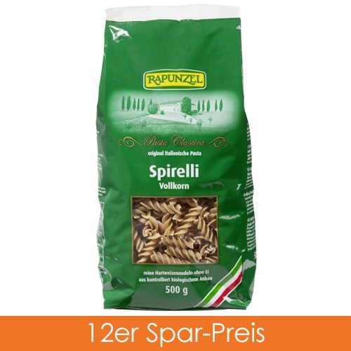 Rapunzel Vollkorn Spirelli 12x500g