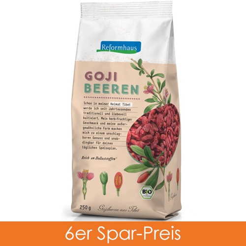 Reformhaus Gojibeeren bio 6x250g