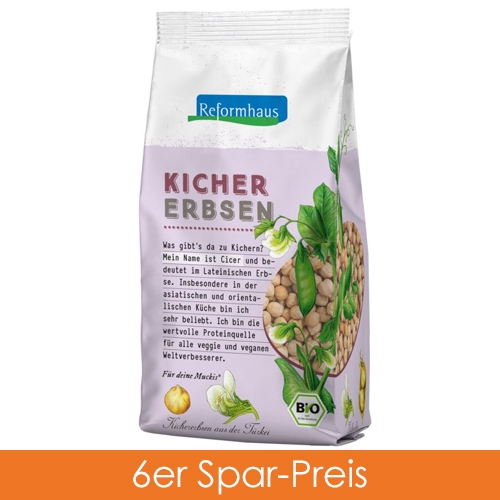 Reformhaus Kichererbsen bio 6x500g