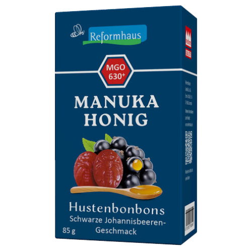 Manuka Bonbons 630+ Schwarze Johannisbeeren - Produktbild