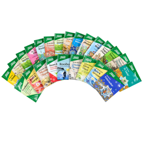 Inhaltsübersichts-Bild des Salus Tee Adventskalender 2025