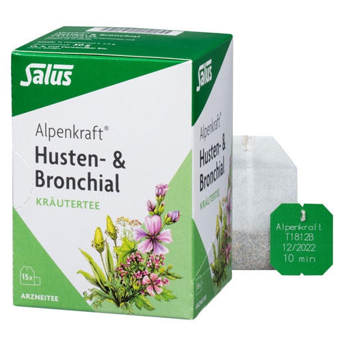 Salus Alpenkraft Kräutertee Husten- & Bronchialtee 15FB