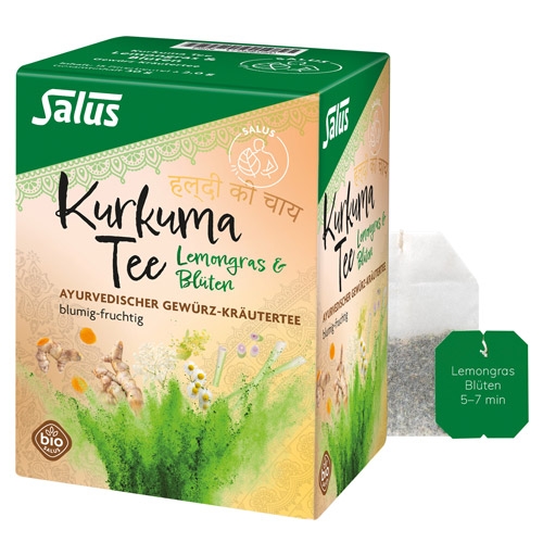 Salus Kurkuma Tee Lemongras & Blüten bio 15 FB